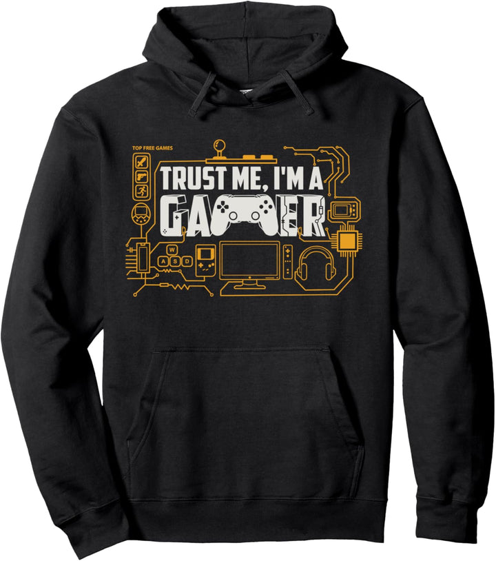 lustiges Spielerhemd. VERTRAUEN SIE MIR, ICH BIN EIN Pullover Hoodie