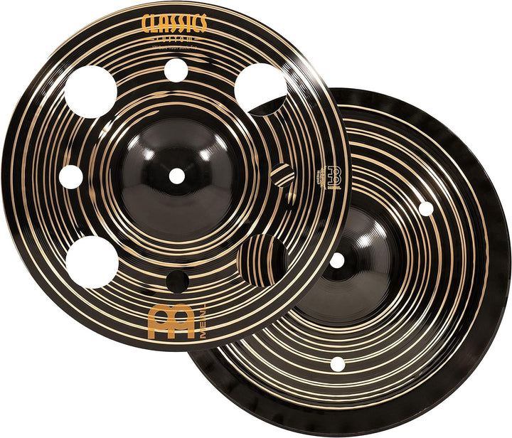 Meinl Cymbals Classics Custom Dark Trash Stack 12 Zoll (Video) Schlagzeug Becken (30,48cm) B12 Bronz