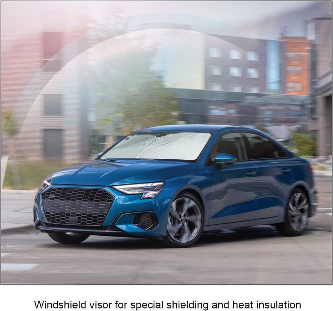 BIXUAN Sonnenschutz kompatibel mit Audi A3 8Y S RS 2021 2022 2023 Windschutzscheibe für das Auto Fro