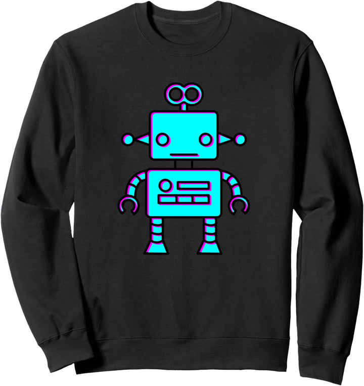 Cute Robots Lover Kids Robotic Engineering Science Robo Gift Sweatshirt