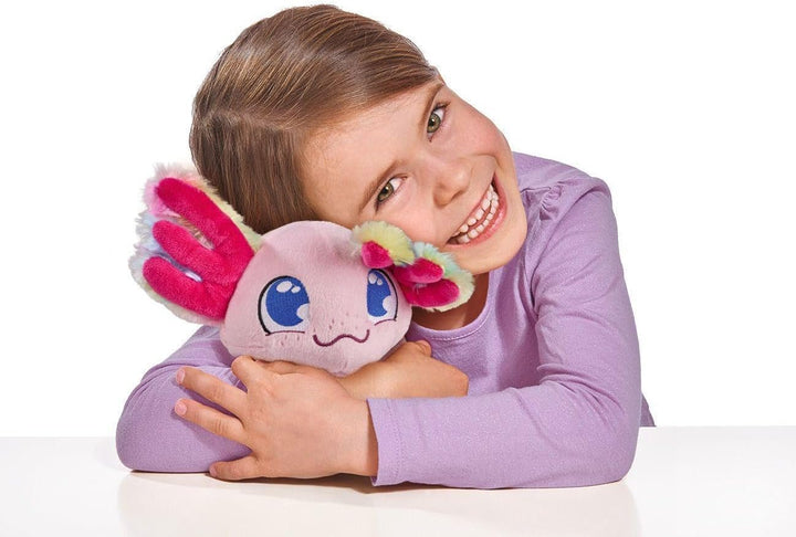 Chi Chi Love Axolotl, Kabelgesteuert, mit flauschigem Regenbogenkiemen, Sound, läuft und bewegt Sich