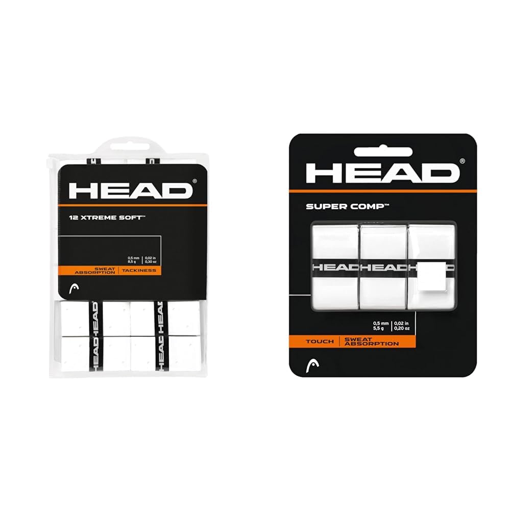 HEAD 12 Xtremesoft Griffband Weiss Einheitsgrösse Bundle mit Griffband, Weiss Einheitsgrösse Bundle