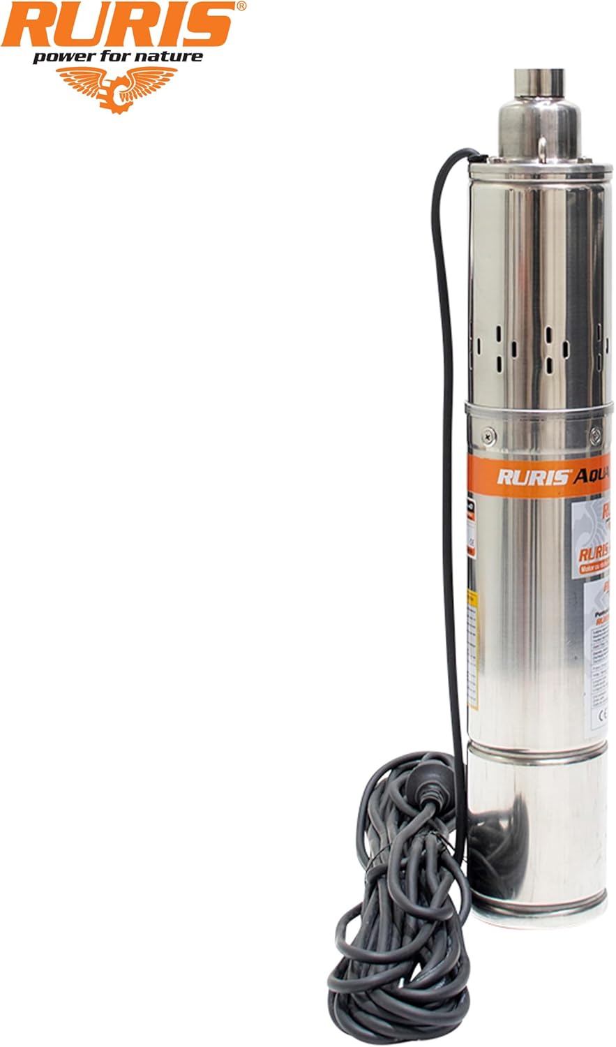 RURIS POWER FOR NATURE Tauchpumpe Aqua 40, 750 W, Durchflussmenge 1880 l/h, Höhe max. 100 m, Kabel 1
