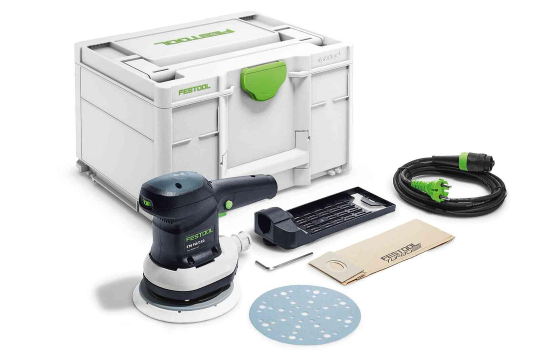 Festool Exzenterschleifer ETS 150/3 EQ-Plus (mit Schleifteller Ø 150 mm MULTI-JETSTREAM 2 (superweic