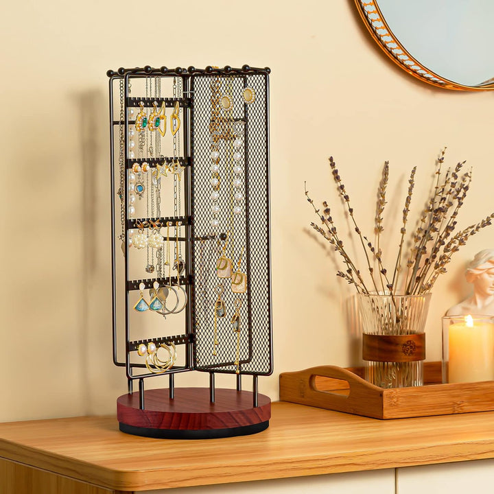 ProCase Schmuckständer Drehbarer Schmuckhalter Schmuckbaum Schmuckstander Jewelry Stand für Ohrring