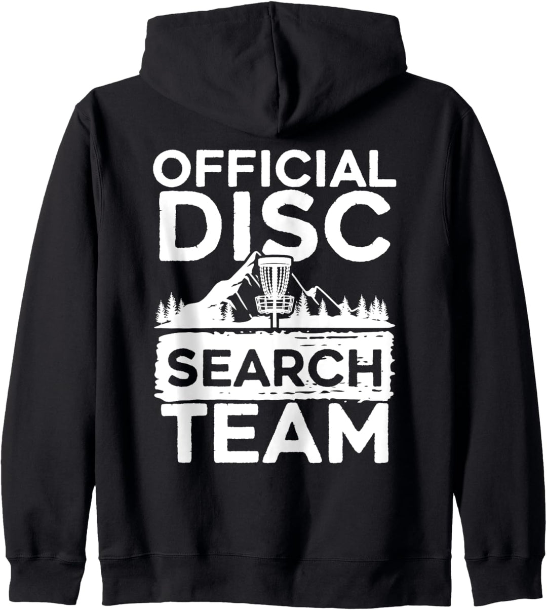 Official Disc Search Team Disc Golf Course Frisbee Kapuzenjacke