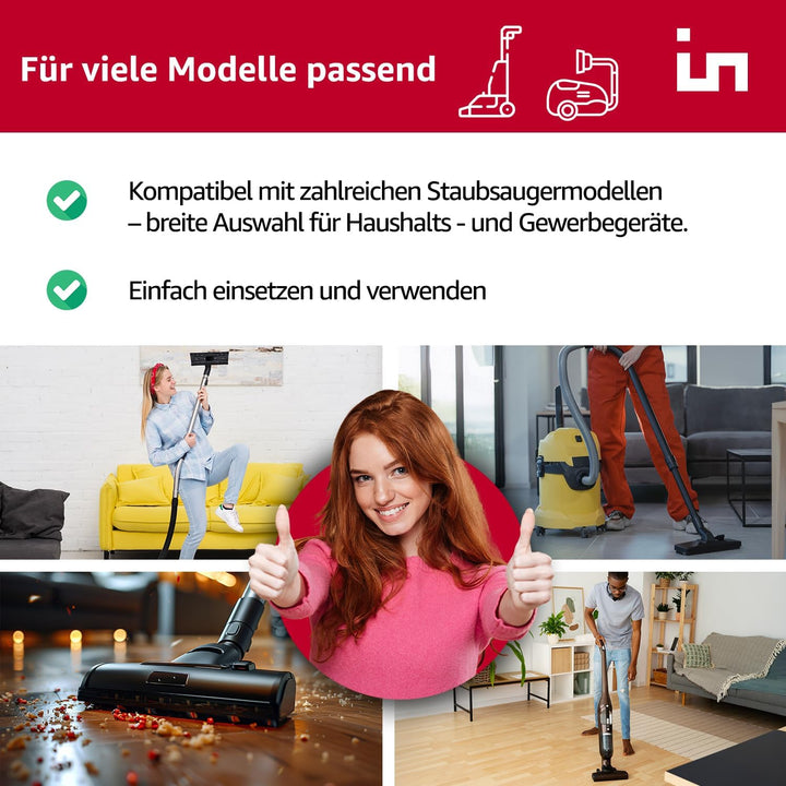 Invest - Staubsaugerbeutel Ersatz, Filtertüten Beutel Kompatibel mit Kärcher: 2501, 2501 TE, 2601 Pl