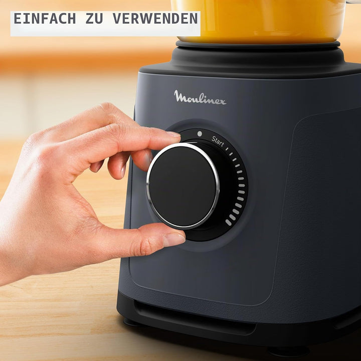 Moulinex PerfectMix Essential, Hochleistungsmixer, 1200 W, Powelix-Klingen-Technologie, leicht zu re