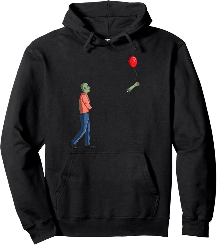 Halloween Zombie Ballon Pullover Hoodie