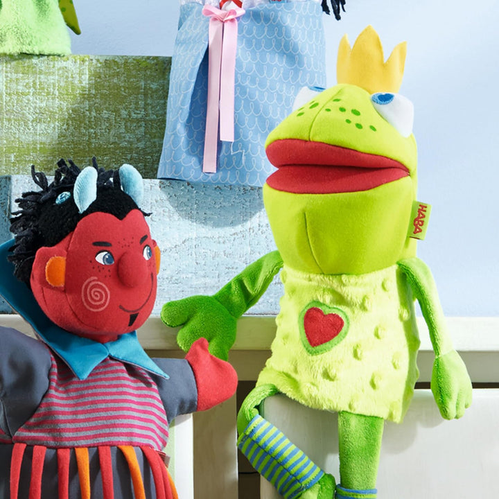 HABA 300490 - Handpuppe Froschkönig