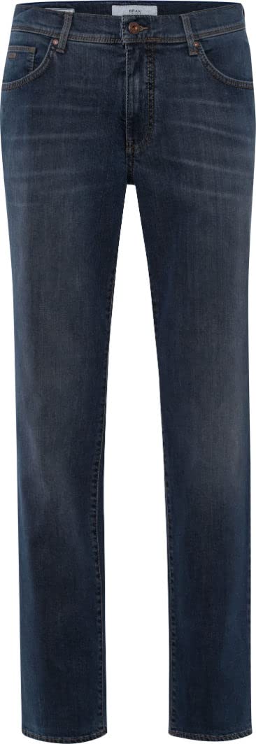 BRAX Herren Style Cadiz Masterpiece Five-Pocket Jeans 35W / 34L Dark Blue Used, 35W / 34L Dark Blue