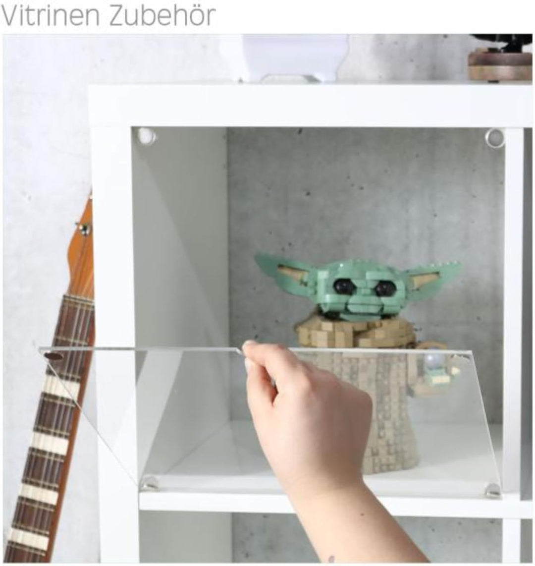 Frontscheiben-Kit für IKEA® Kallax Regal -transparent- (2er Set), 2er Set
