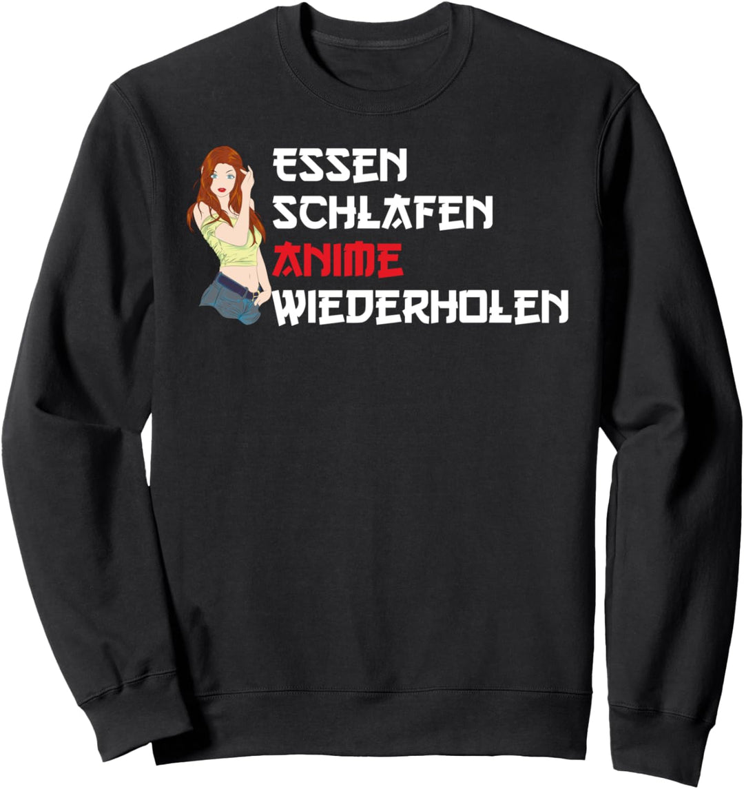 Japanischer Otaku Japan Manga Geek Lustiges Anime Sweatshirt