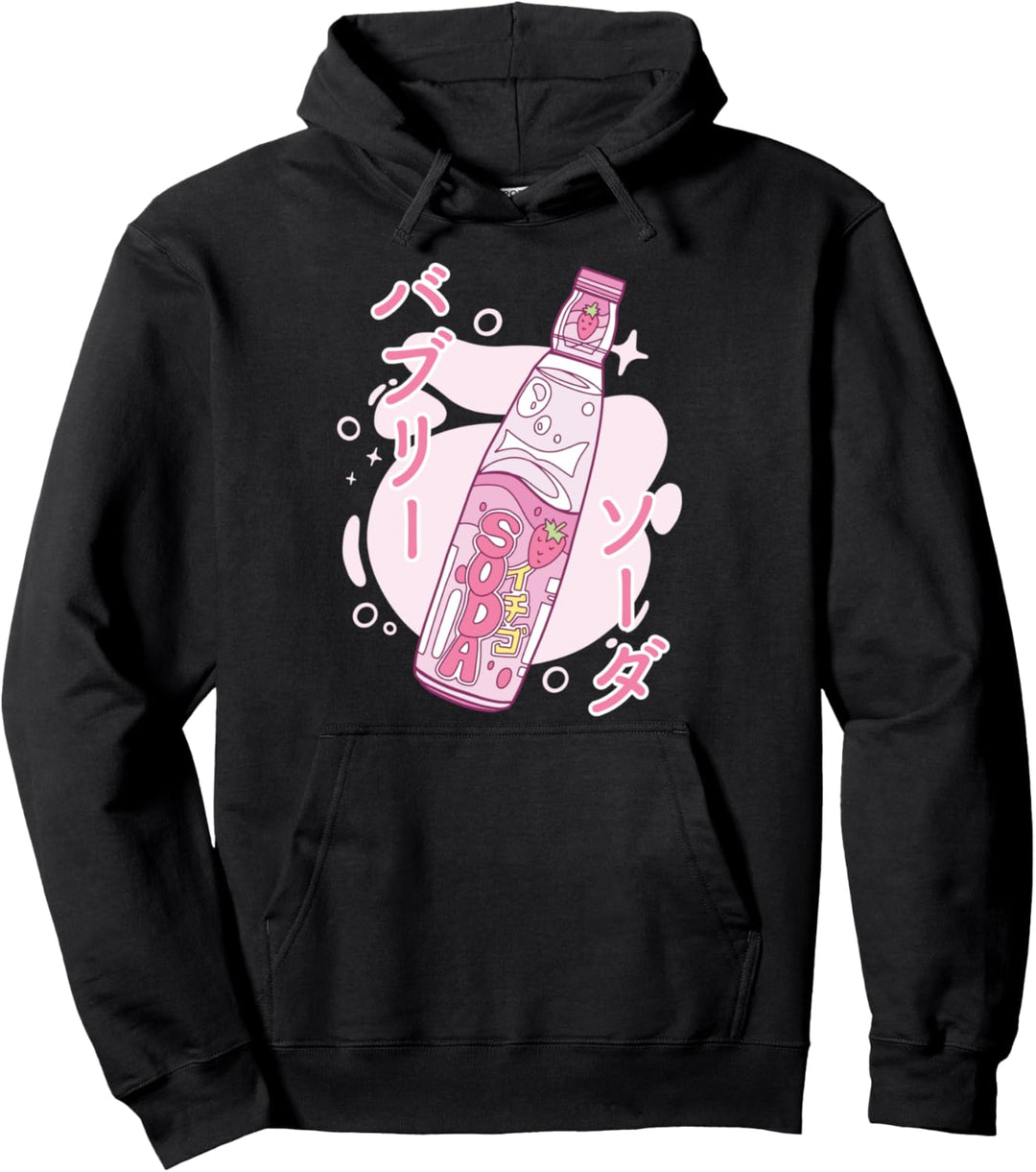 Japanisches Soda-Erdbeer-Getränk - Japanisch Pullover Hoodie