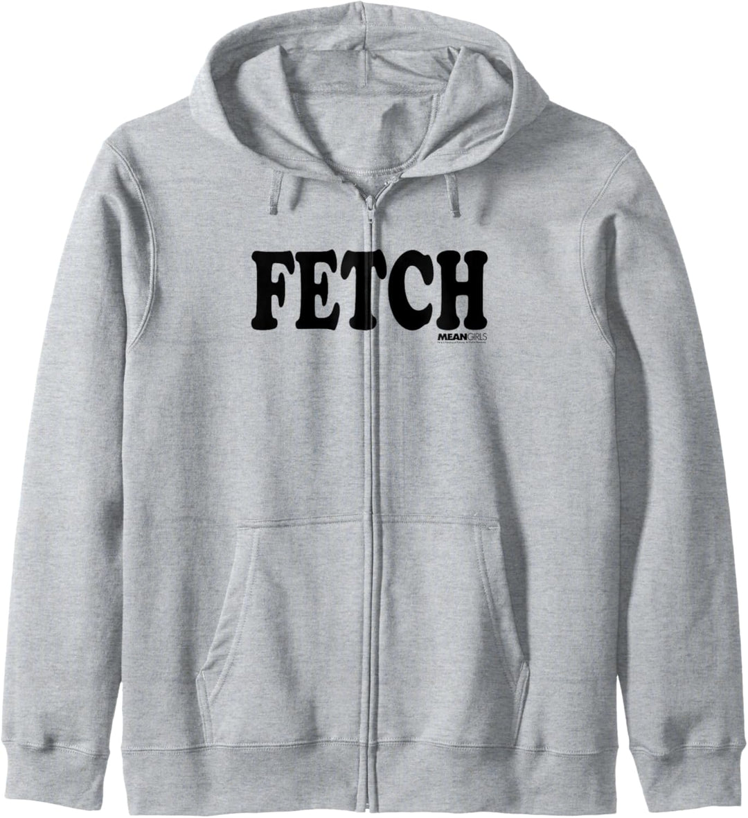 Mean Girls Fetch Bold Black Text Kapuzenjacke