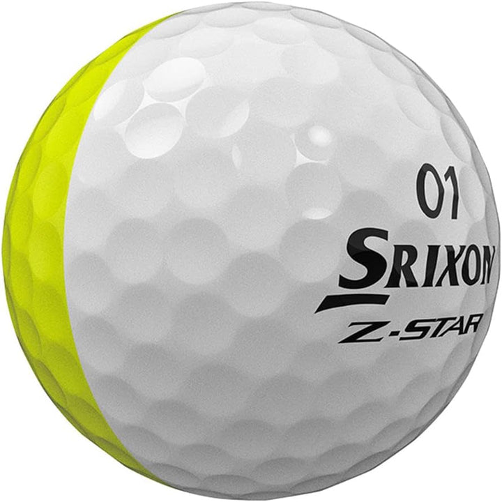 Srixon Z-Star Divide Golfbälle Weiss / Gelb, Weiss / Gelb