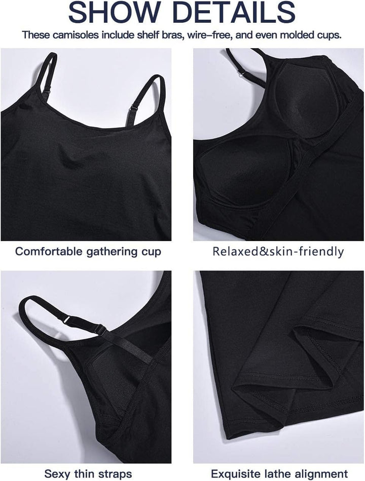 STARBILD Damen Unterhemd, S-4XL S Schwarz-grau, S Schwarz-grau