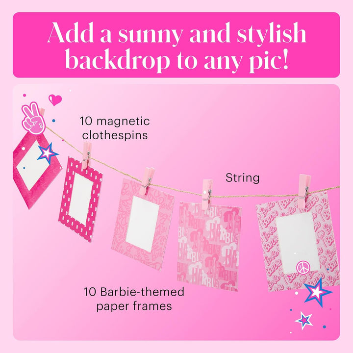 Kodak x Barbie Step Slim Kabelloser Sofortbild-Fotodrucker Barbie Geschenk-Bundle (Iconic Style) + B