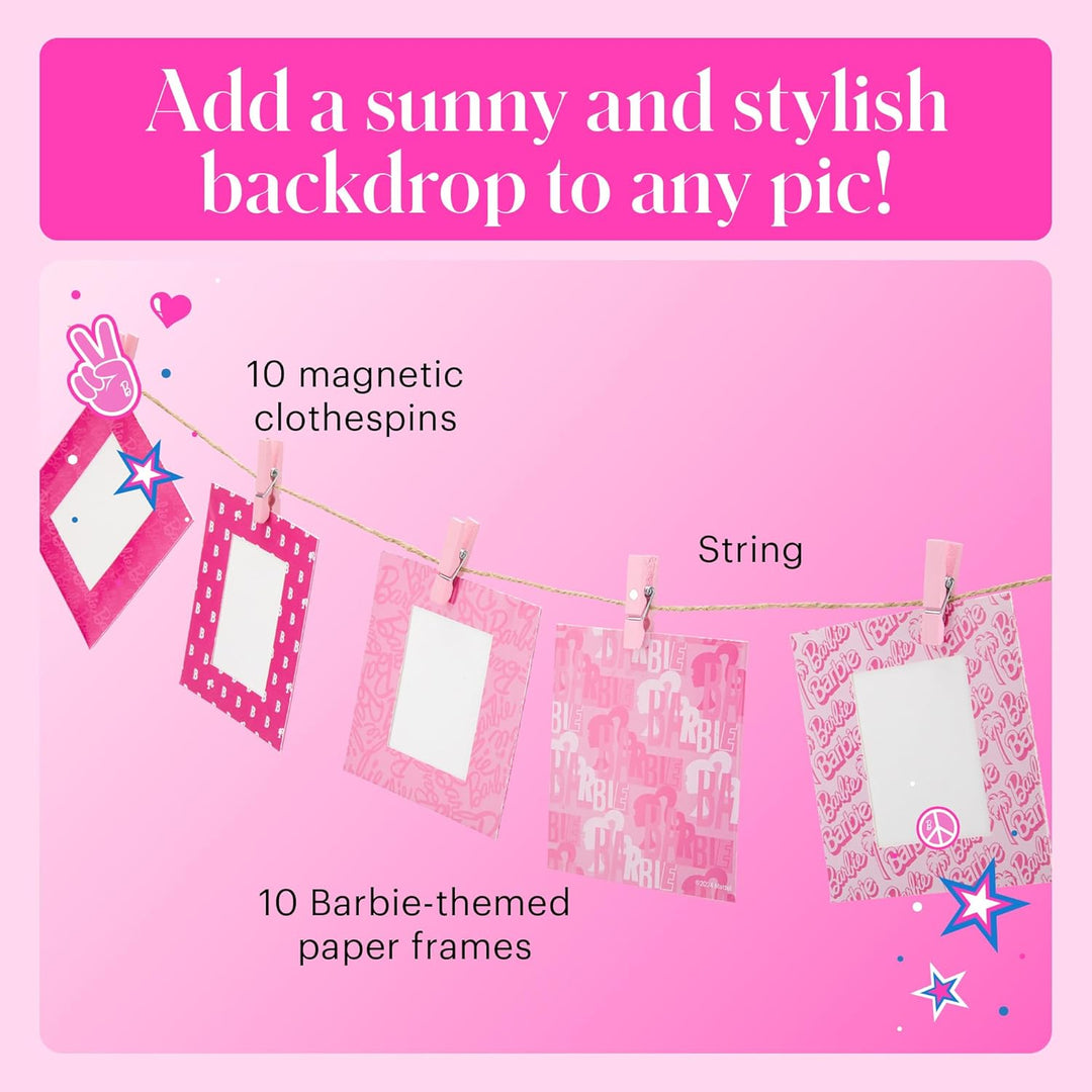 Kodak x Barbie Step Slim Kabelloser Sofortbild-Fotodrucker Geschenk-Bundle (Unverkennbarer Stil) + K
