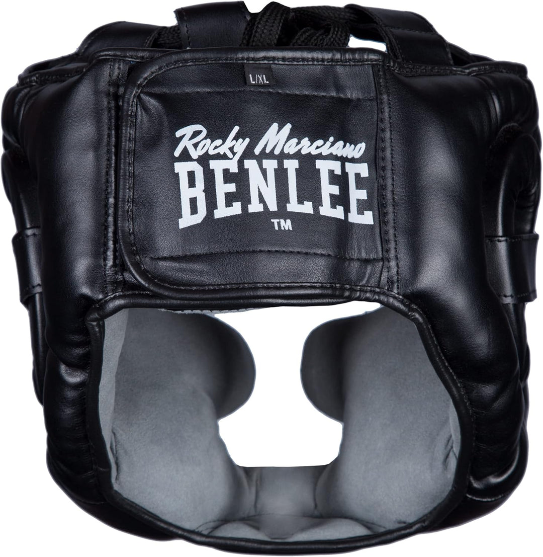 BENLEE Kopfschutz aus Kunstleder Full Protection Schwarz L-XL Single, Schwarz L-XL Single