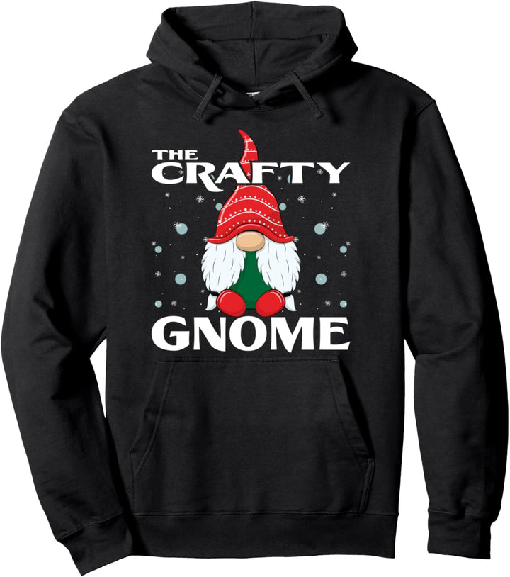 Crafty Gnome Family Matching Weihnachtspyjama Spass Pullover Hoodie