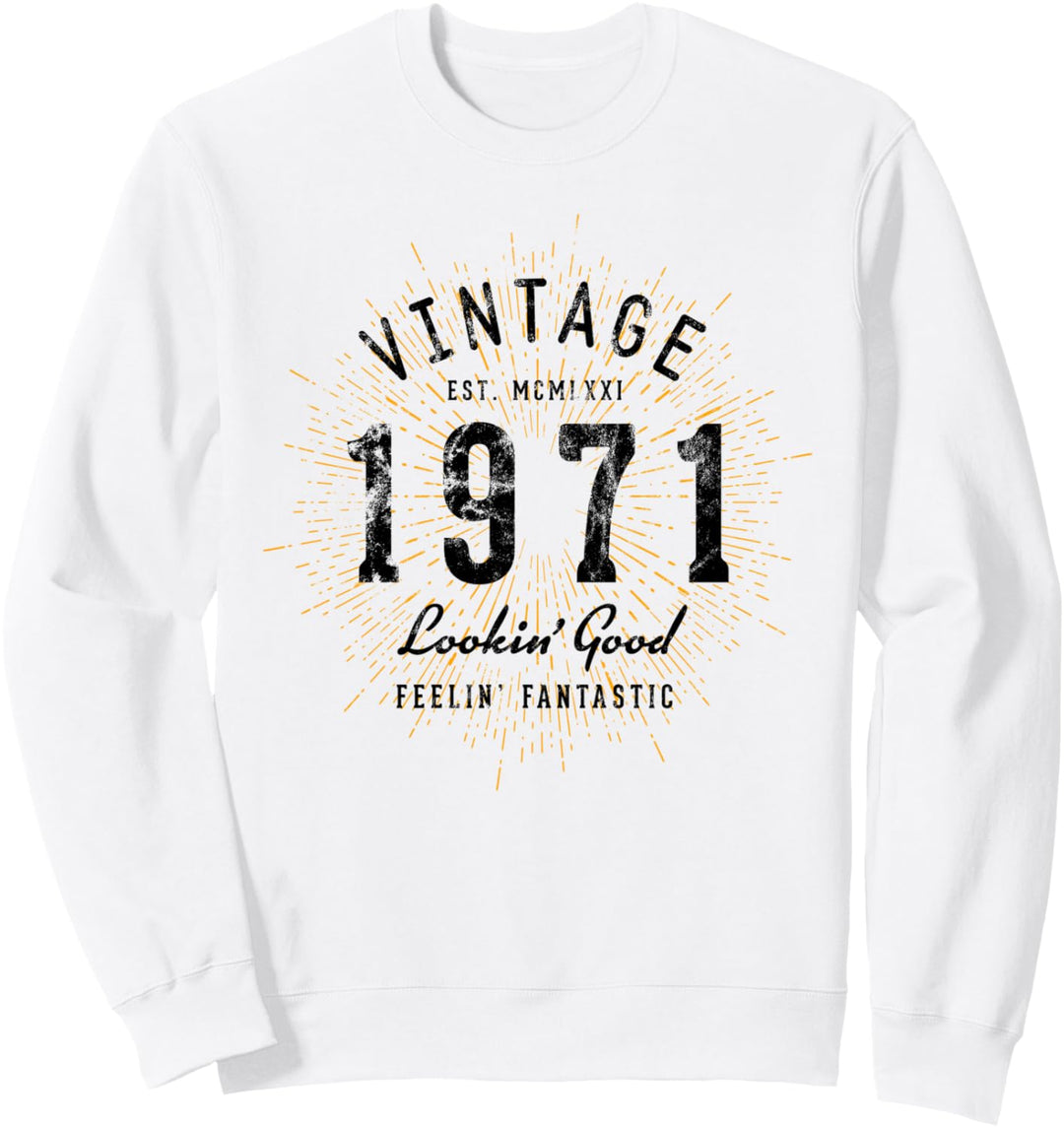 Vintage Geburtstag geboren 1971 Sweatshirt