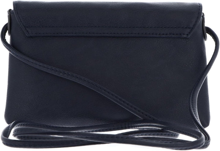 TOM TAILOR bags Luna Damen Umhängetasche Umschlagtasche Dark Blue 20 x 2 x 12,5, Dark Blue 20 x 2 x