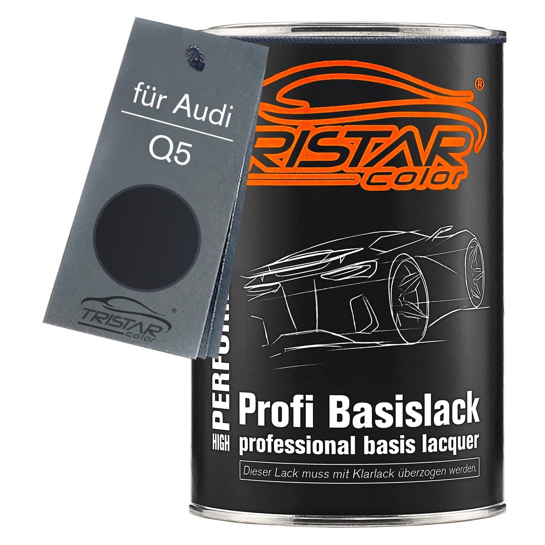 Autolack Dose spritzfertig für Audi Q5 Mingblau Perl Basislack 1,0 Liter 1000ml