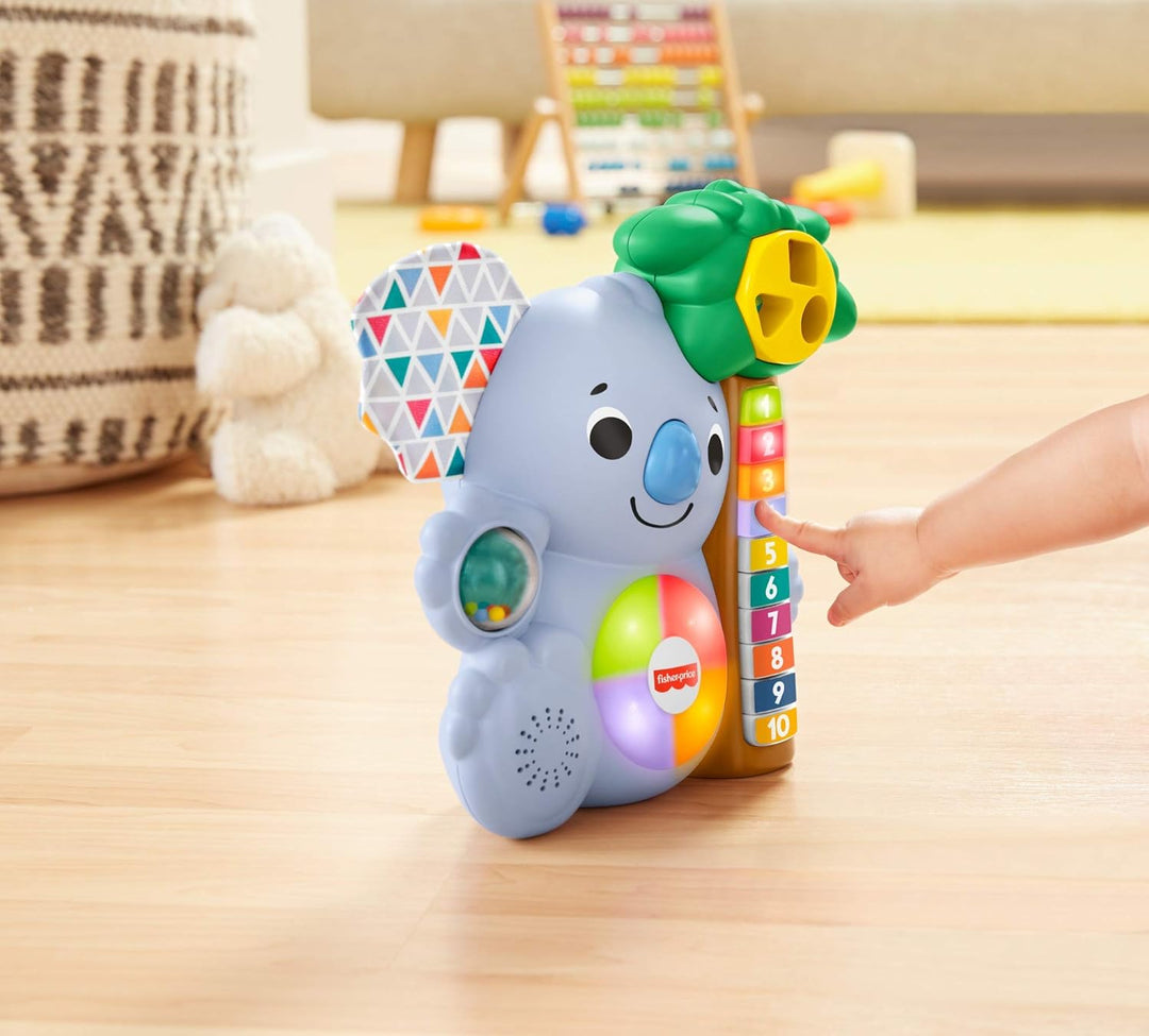 Fisher-Price GRG67 -BlinkiLinkis Koala, musikalisches Lernspielzeug für Babys und Kleinkinder, Babys