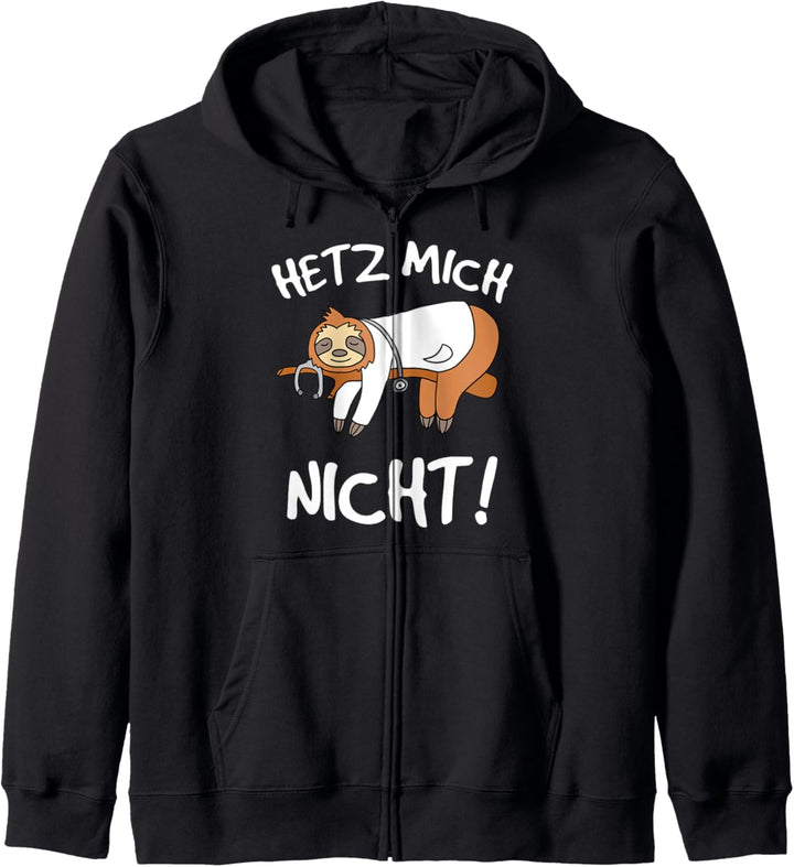 Faultier Arzt Spruch Mitarbeiter Arbeitskollege Geschenk Kapuzenjacke