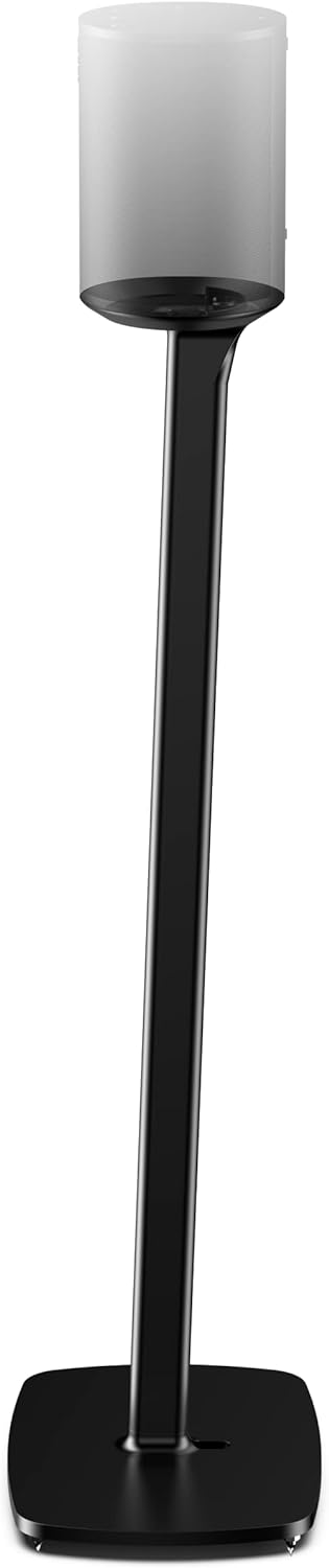 Flexson Bodenständer für Sonos ERA100, Schwarz Single Schwarz, Single Schwarz