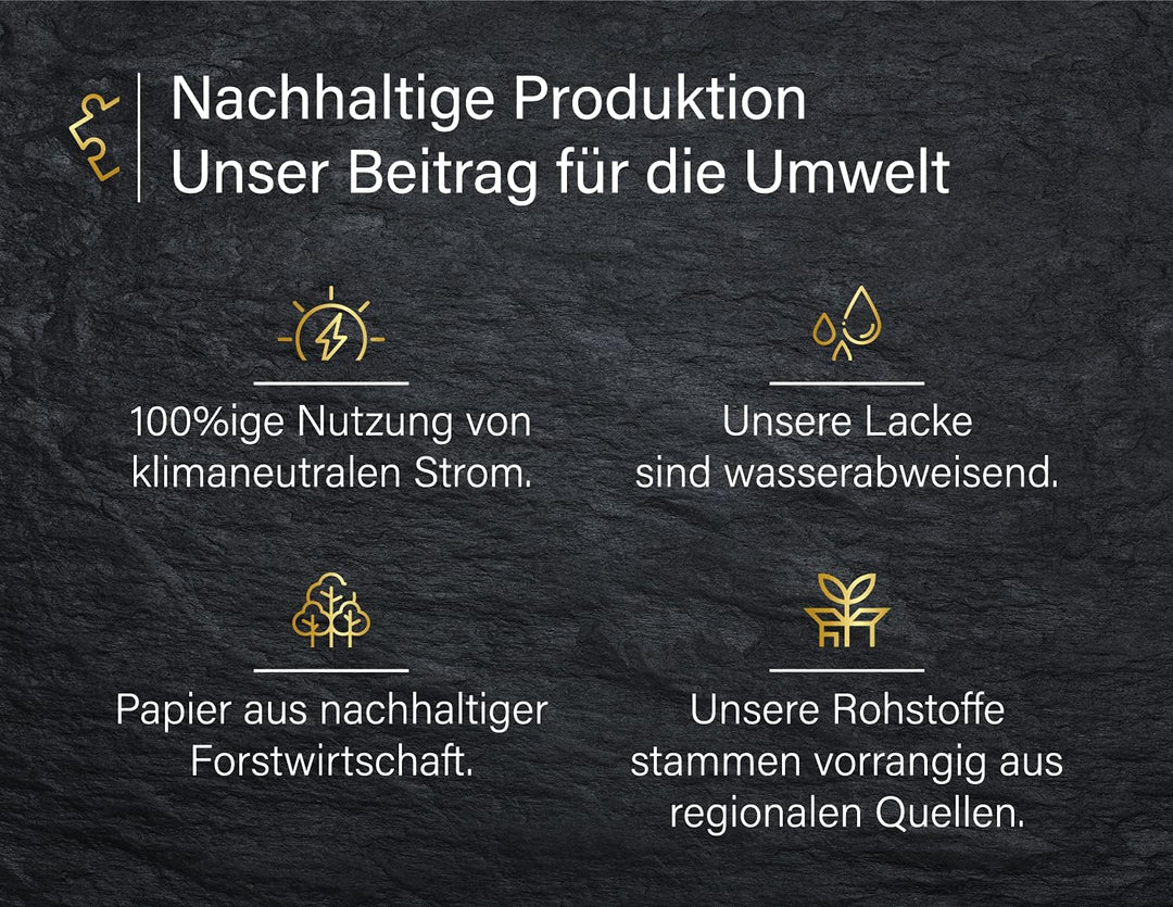 Ulmer Puzzleschmiede - Puzzle Winter-Genuss - Klassisches 1000 Teile Puzzle für die kalte Jahreszeit