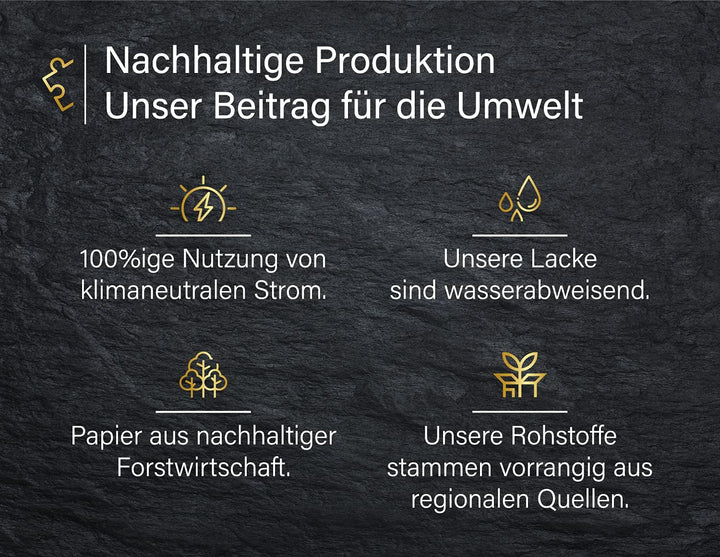Ulmer Puzzleschmiede - Puzzle Winter-Genuss - Klassisches 1000 Teile Puzzle für die kalte Jahreszeit
