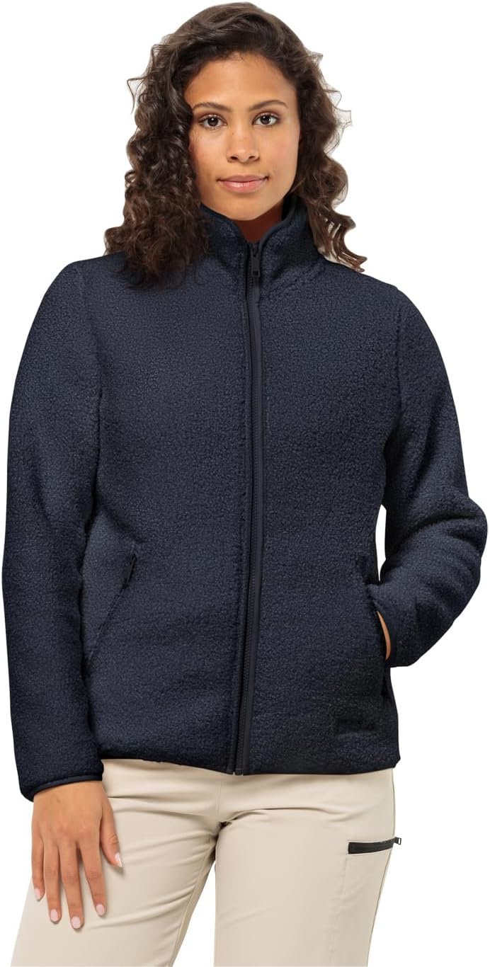 Jack Wolfskin Damen High Curl Jacket W Fleece-Jacke XL night blue, XL night blue