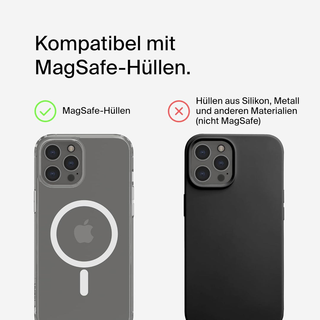 Belkin BoostCharge Pro Kabellose 2-in-1-Ladestation mit Qi2, 15W, MagSafe-Kompatibles Ladegerät für