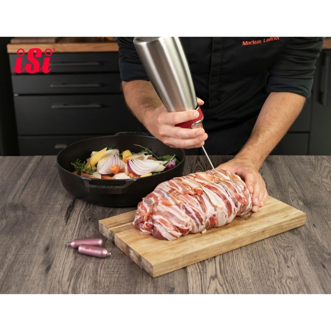 iSi - 2718 Nadeltüllen für Sahnespender - 4er Set Spritztüllen zum Dekorieren, Füllen &amp; Pikieren - s