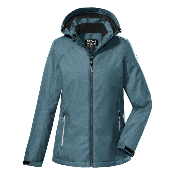 Killtec Damen Kow 142 Wmn Jckt Outdoorjacke/Funktionsjacke mit abzippbarer Kapuze 36 sturmblau, 36 s