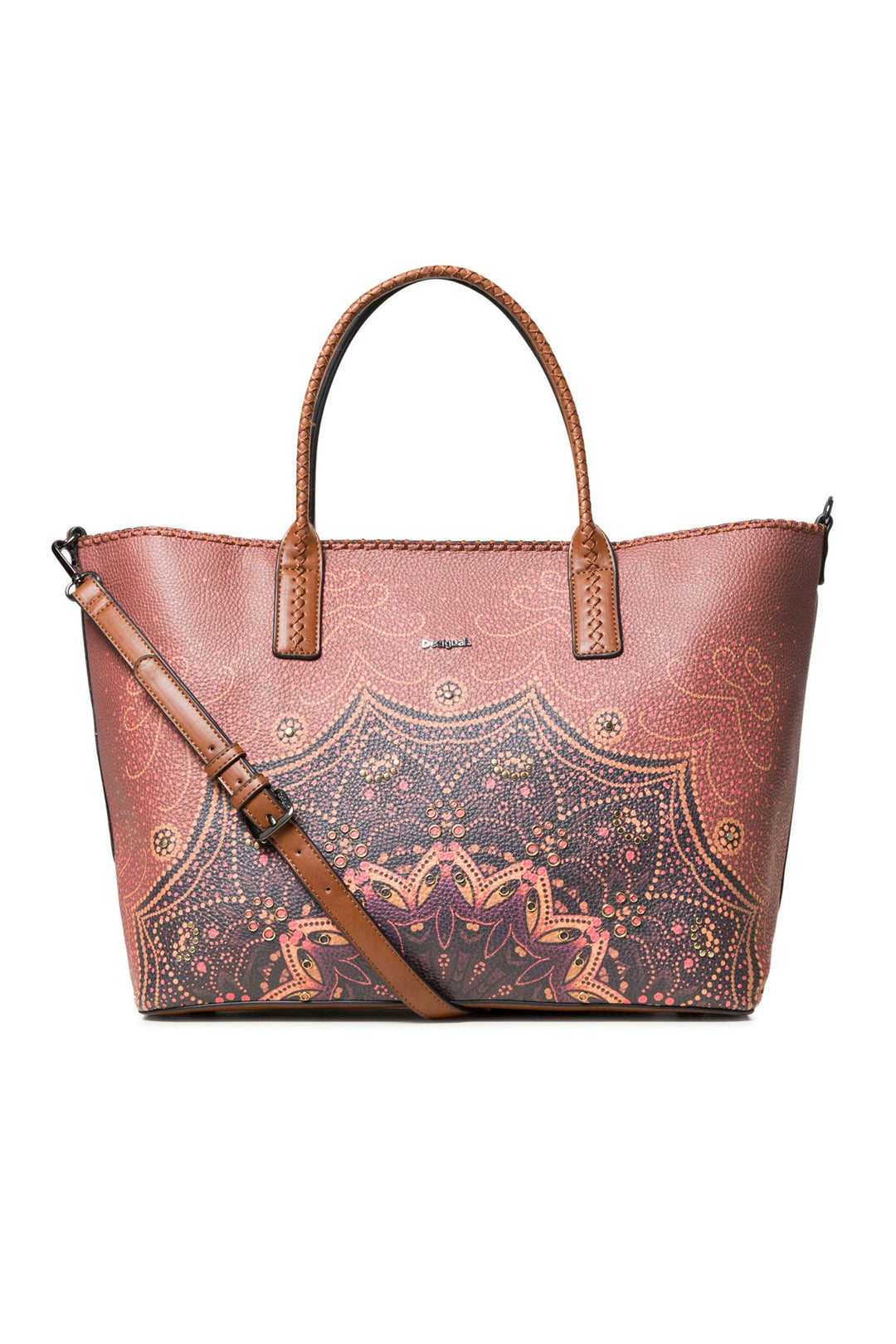 Desigual Damen Bag TEKILA Sunrise_HOLBOX 2 Umhängetasche Einheitsgrösse Cognac, Einheitsgrösse Cogna