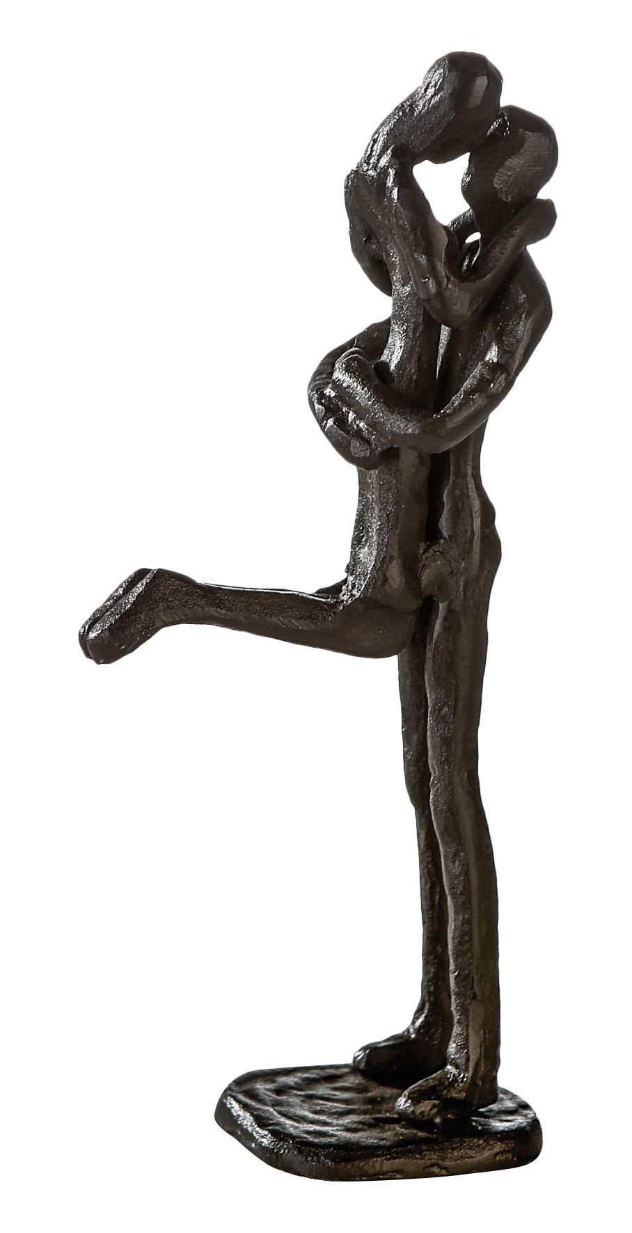 Casablanca - Design-Skulptur Kissing - Kuss - aus Eisen - Höhe 19 cm