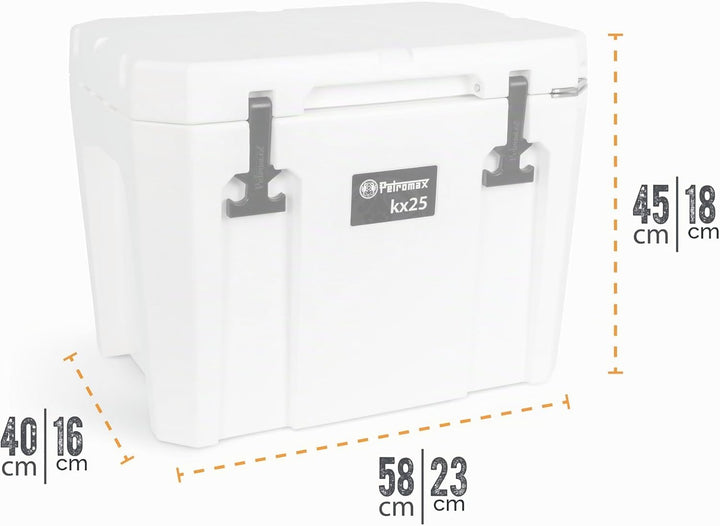 Petromax Kühlbox, Passive Kühlung, Eiskühldauer bis zu 12 Tage, in verschiedenen Grössen & Farben 25