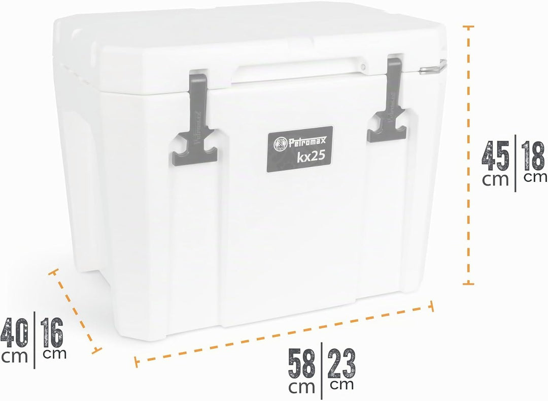 Petromax Kühlbox, Passive Kühlung, Eiskühldauer bis zu 12 Tage, in verschiedenen Grössen & Farben 25