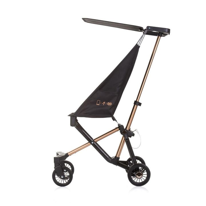 Chipolino Kinderwagen, Buggy Unique Aluminiumrahmen faltbar 3-Punkt-Gurt Tasche schwarz, schwarz