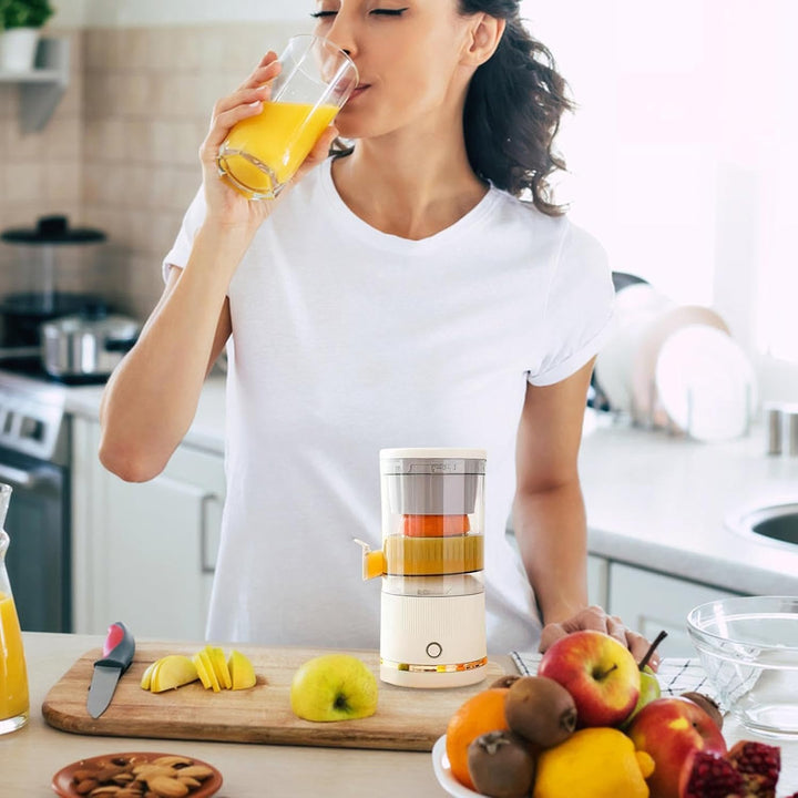 Electric Citrus Juicer, Automatic Citrus Juicer, Electric Fruit Press Machine, Portable Juicer Blend