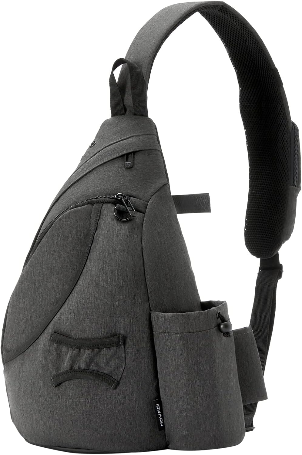 MOYAQI Disc Golf Tasche mit Retriever Halter und Aufbewahrungstaschen, Disc Golf Rucksack mit 8-10 D