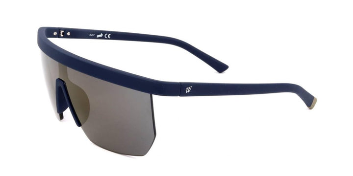 Web Unisex-Erwachsene WE0221 91C 00 Brillengestelle, Blau (Blu OpFumo Specchiato), 0.0
