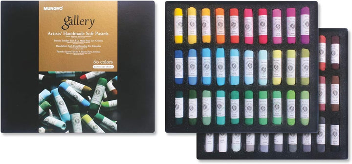 Honsell 4400260 - Gallery Artists' Handmade Soft Pastelle 60er Set Landschaft, handgerollte Pastelle