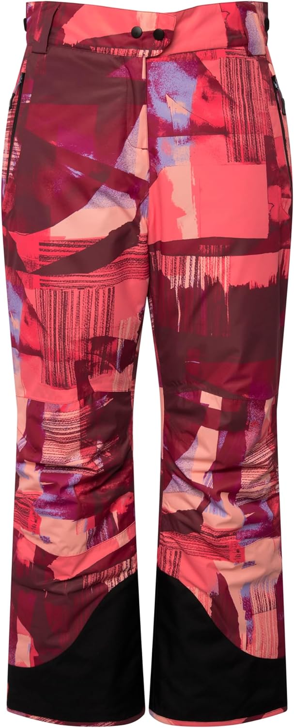 Ulla Popken Damen Skihose Bergaquarelldruck, Wasserdicht Hose, 42