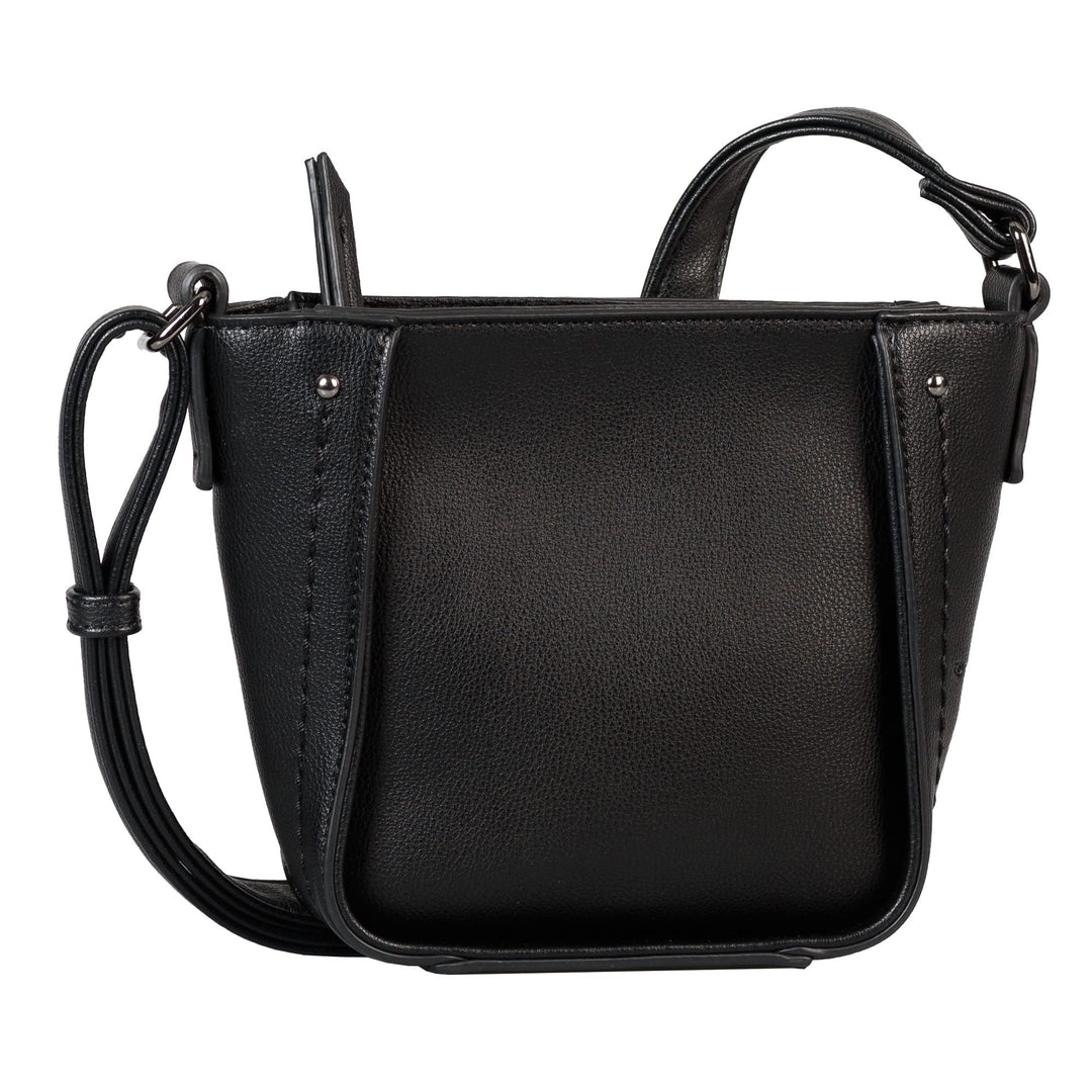 TOM TAILOR Damen Jacky Umhängetasche, 20x5x16 Schwarz, Schwarz