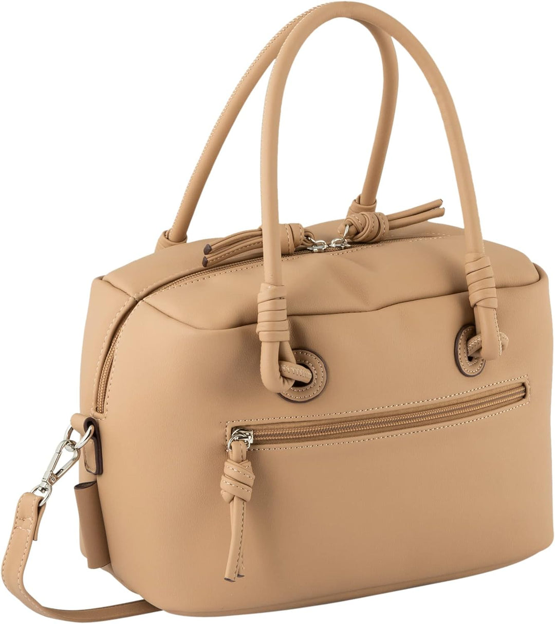 TOM TAILOR bags Olivia Damen Bowling Bag Handtasche Mittelgross Braun