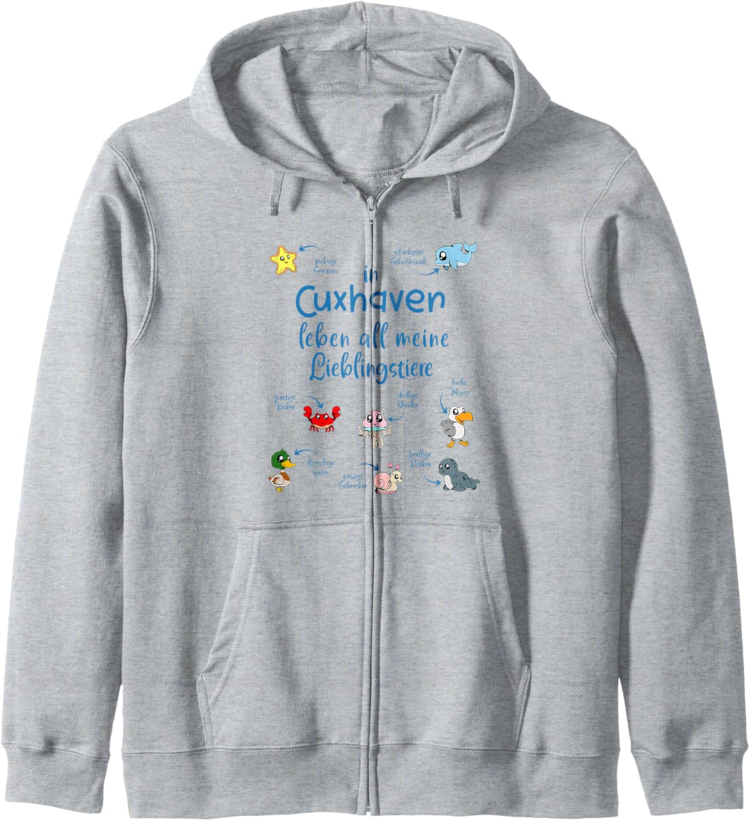 Meine Lieblingstiere in Cuxhaven Kapuzenjacke